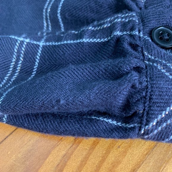 Rails Eloise Shirt with Metallic Grid Pattern Size:S - Picture 6 of 8